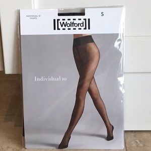 NEW Wolford - Individual 10 Tights, Small, Black